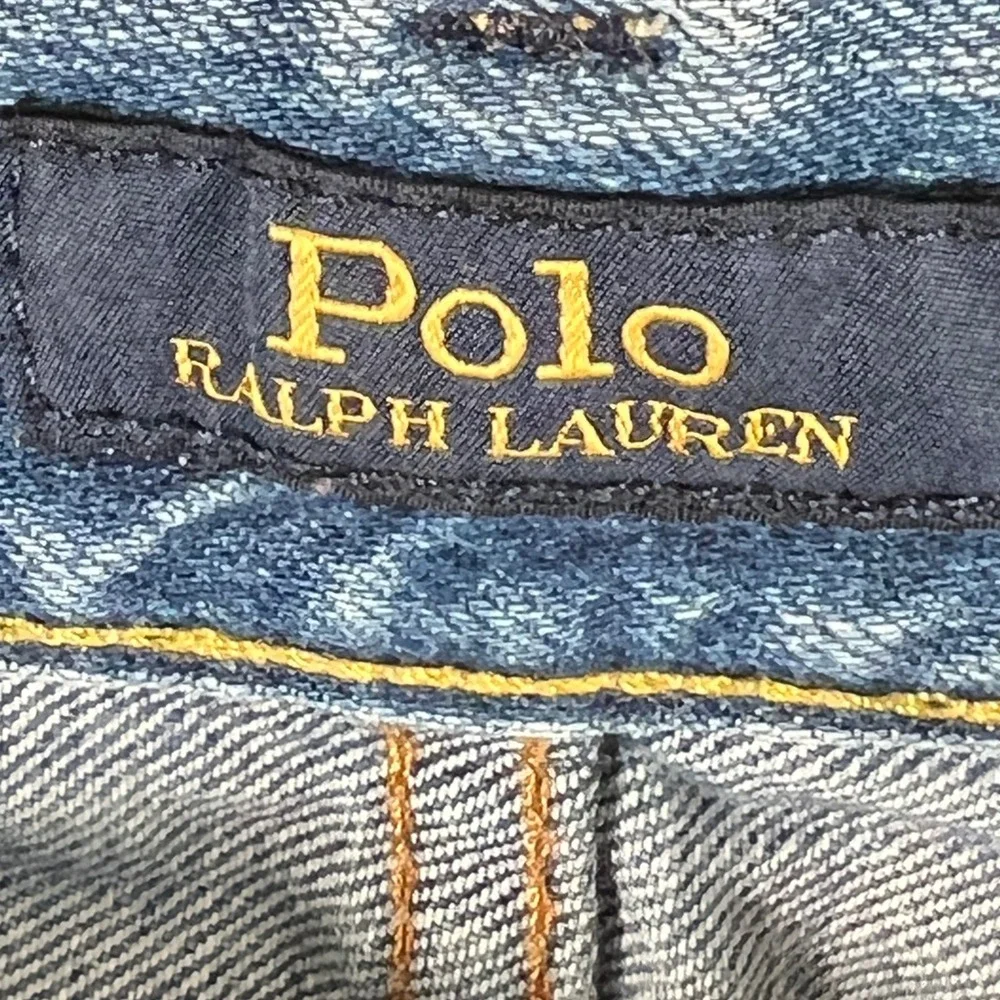 Polo Ralph Lauren Mens Straight Leg Light Wash Denim Jeans 33x30